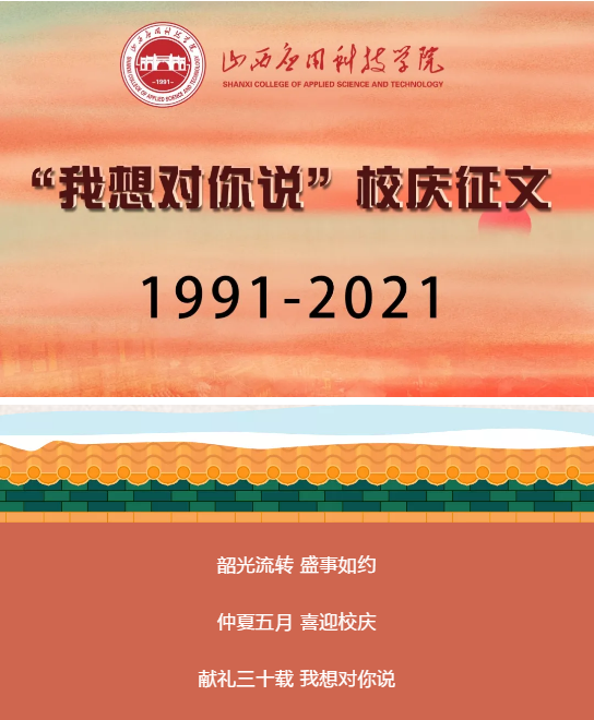 校庆30年征文集锦系列（七）| 我想对你说：我的大学生活