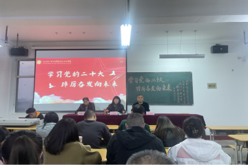 踔厉奋发向未来 | 信息工程学院集中学习中国共产党第二十次全国代表大会报告